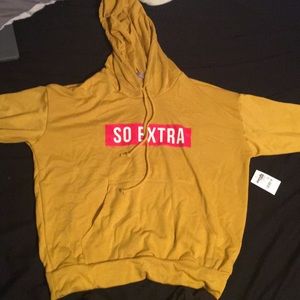 "so extra" hoodie - charlotte russe size M